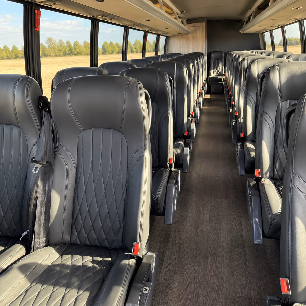 sioux falls 25 passenger minibus interior