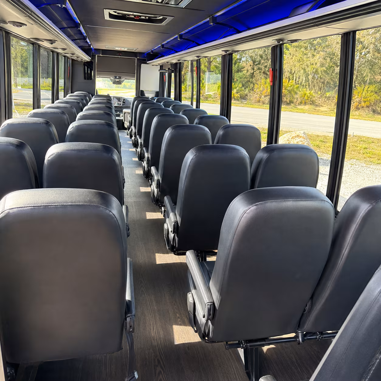 sioux falls 35 passenger minibus inside