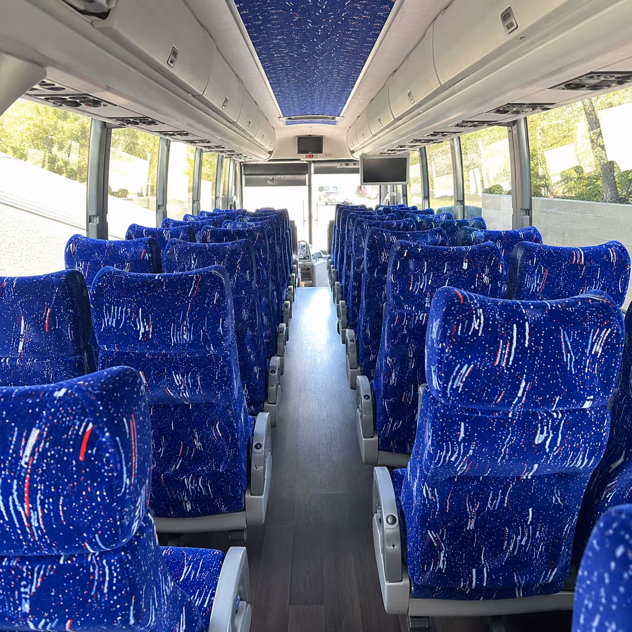 sioux falls 50 passenger charter bus interior