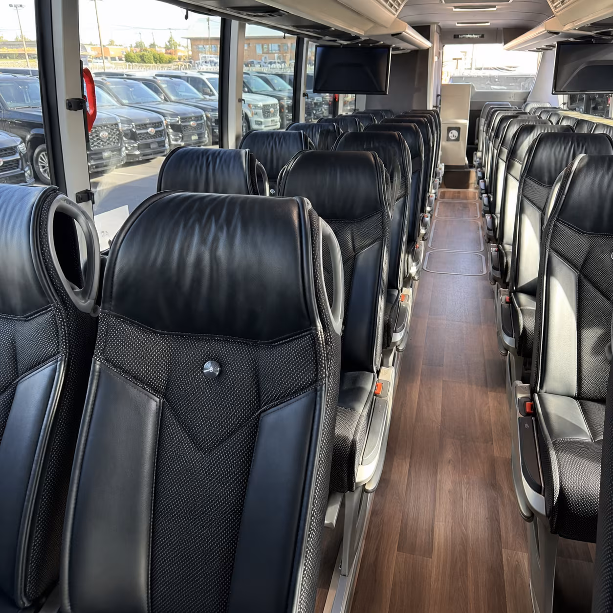 sioux falls charter bus interior