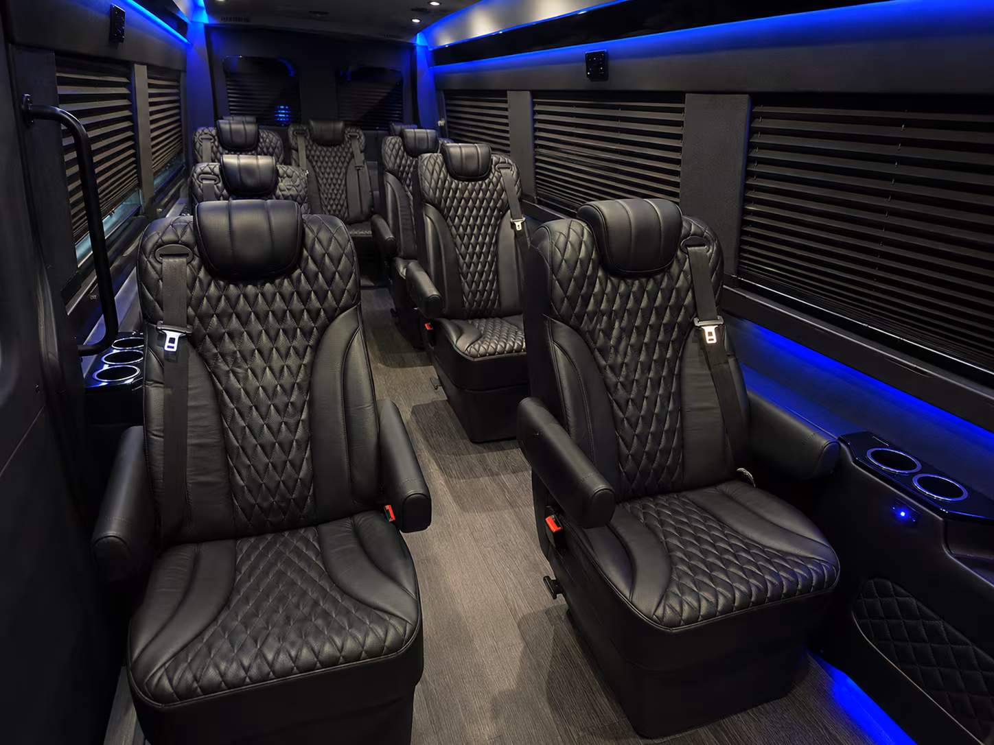 sioux falls sprinter van with driver inside